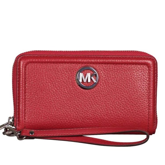 Michael Kors Fulton MF Phone Case in Scarlet - Picture 1 of 2